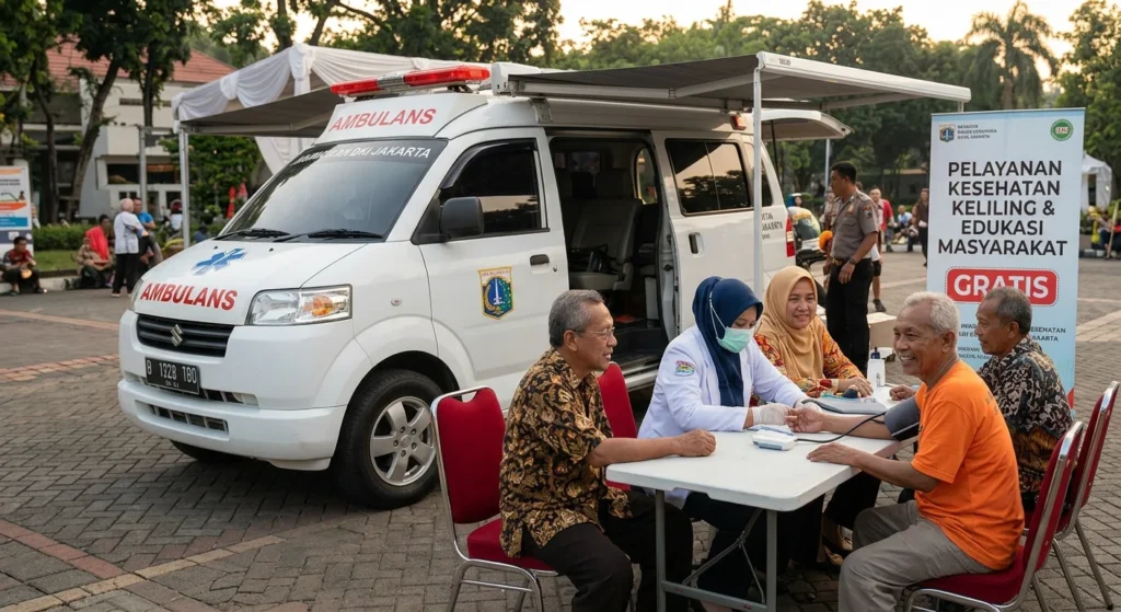 ambulans siaga medis untuk kegiatan dinas