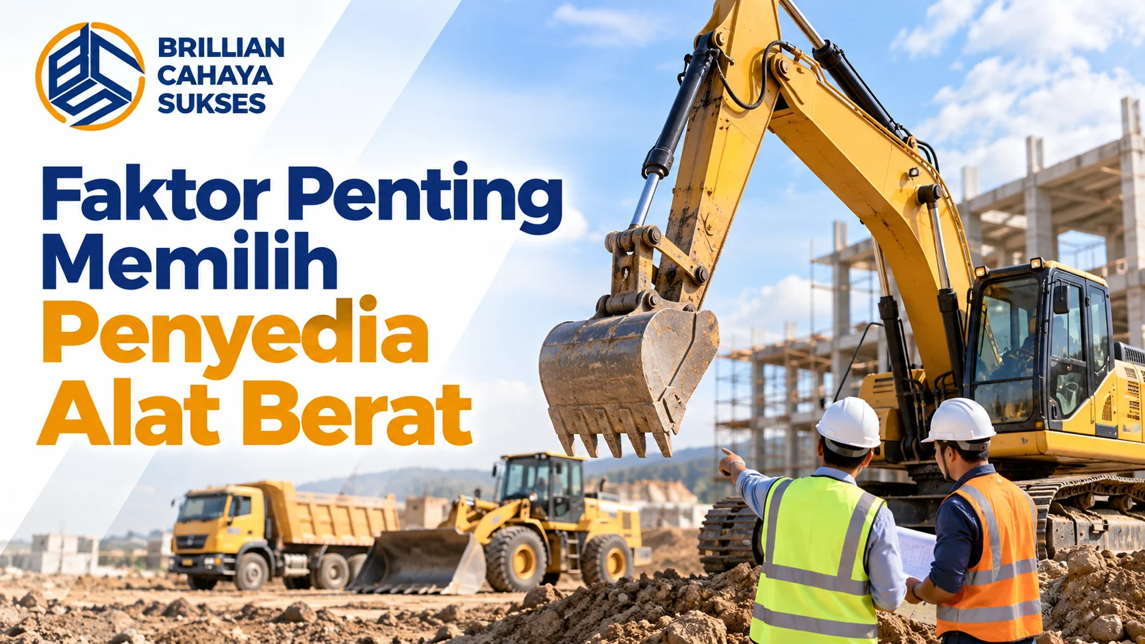 Faktor Penting Memilih Penyedia Alat Berat Indonesia untuk kebutuhan proyek konstruksi.