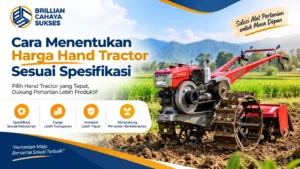 Harga Hand Tractor E-Katalog LKPP sesuai spesifikasi untuk kebutuhan pengolahan lahan pertanian.