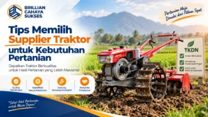 Supplier Traktor Tangan TKDN untuk kebutuhan pertanian dengan traktor berkualitas dan spesifikasi sesuai kebutuhan.