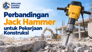 Perbandingan Jack Hammer untuk Pekerjaan Konstruksi dengan referensi Harga Jack Hammer E-Katalog LKPP.