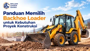 Backhoe Loader Pengadaan Pemerintah untuk kebutuhan proyek konstruksi