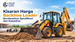 Harga Backhoe Loader E-Katalog LKPP berdasarkan spesifikasi dan kapasitas