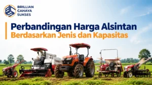Harga Traktor & Alsintan E-Katalog berdasarkan jenis dan kapasitas mesin pertanian