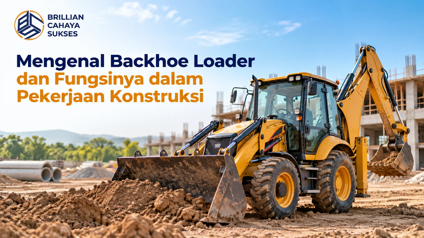 Jual Backhoe Loader INAPROC untuk kebutuhan pekerjaan konstruksi