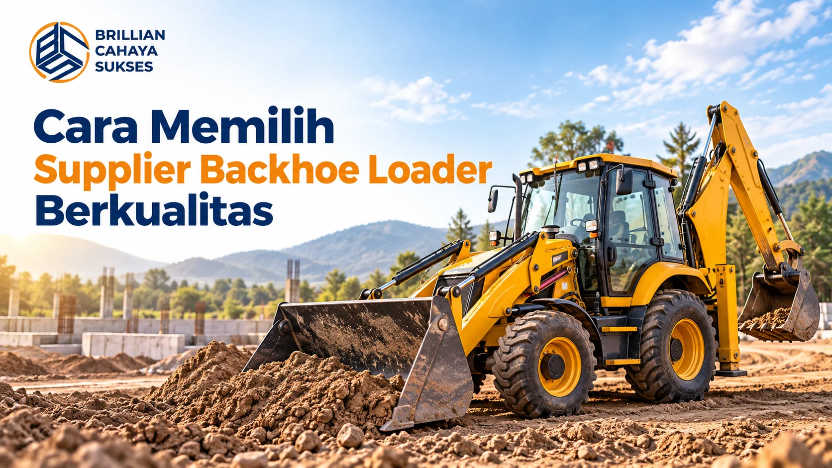 Supplier Backhoe Loader TKDN untuk kebutuhan proyek konstruksi