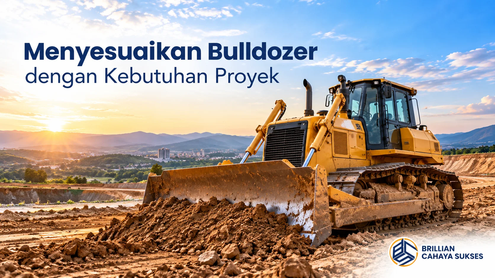 Memilih bulldozer sesuai kebutuhan proyek pemerintah untuk pekerjaan konstruksi