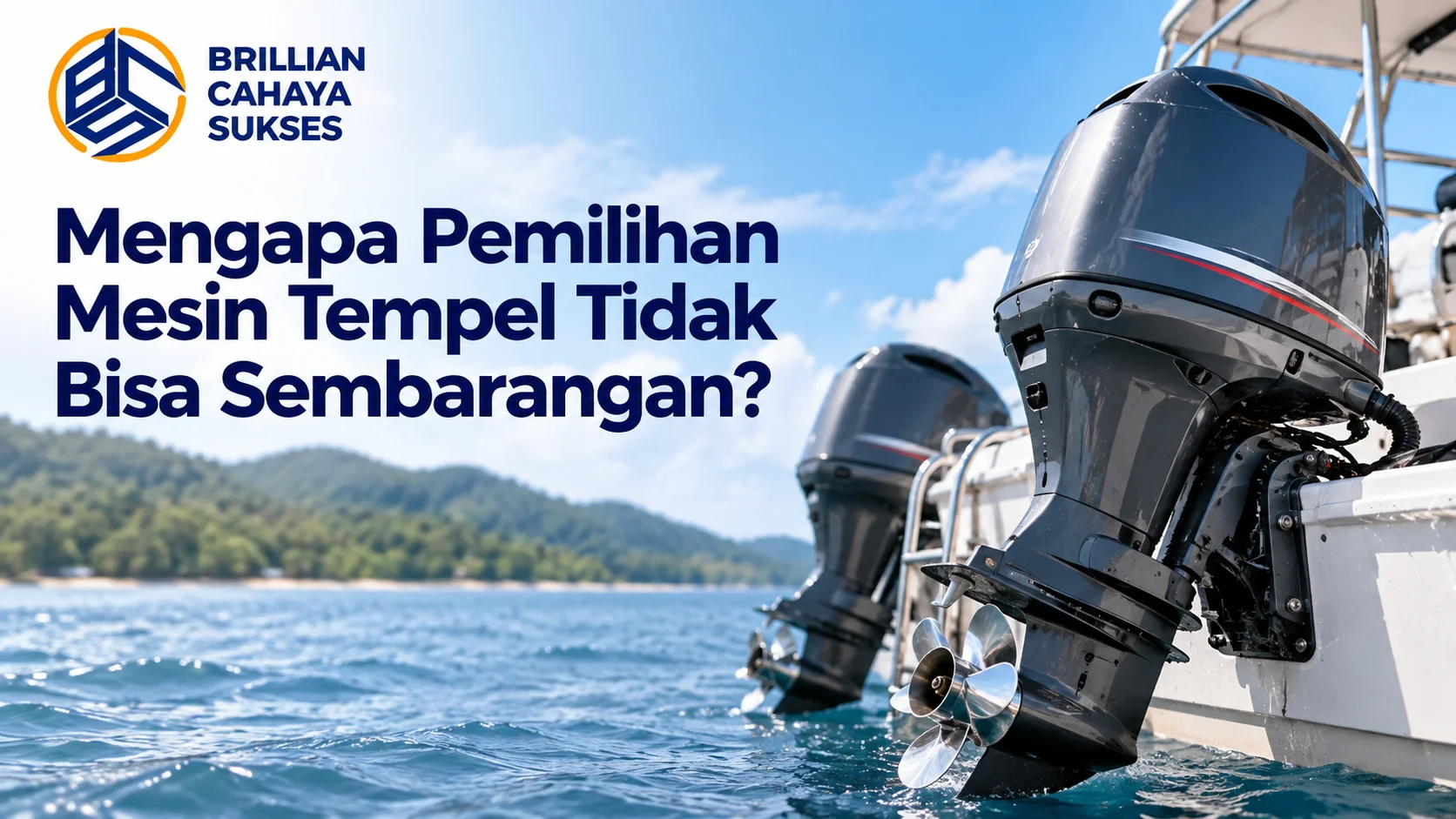Mesin Perahu Pengadaan Pemerintah dengan Ilustrasi Mesin Tempel untuk Mendukung Kebutuhan Operasional Instansi