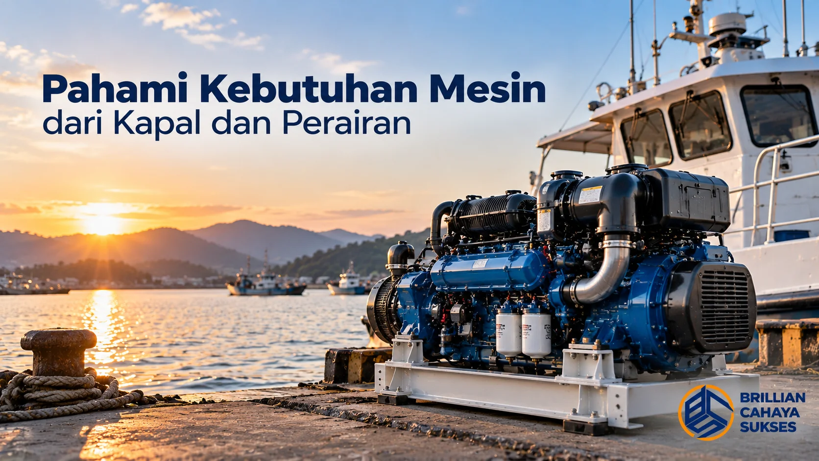 Spesifikasi Mesin Kapal untuk Berbagai Kebutuhan 1 Mesin diesel kapal untuk mendukung kebutuhan operasional sesuai jenis kapal dan kondisi perairan.