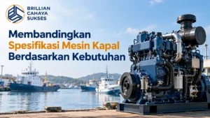Perbandingan spesifikasi Mesin Kapal Pengadaan Pemerintah berdasarkan kebutuhan operasional